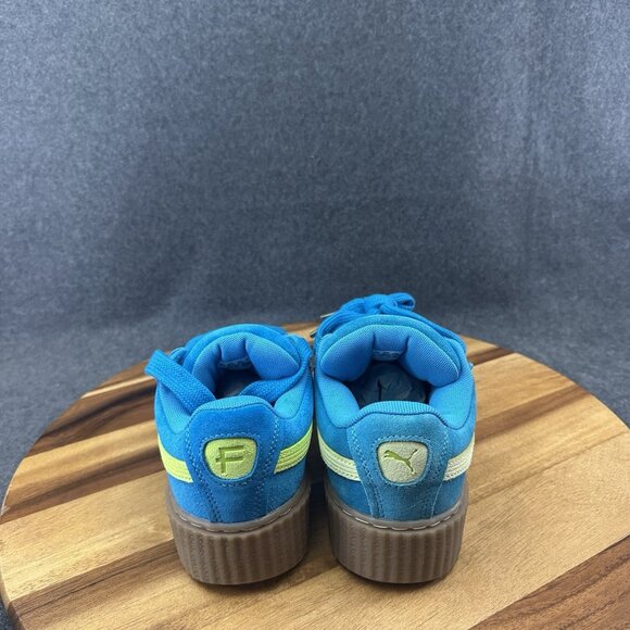 PUMA x Fenty Creeper Phatty Jr Speed Blue / Lime Pow / Gum Kids Sz 5.5 - Picture 7 of 9